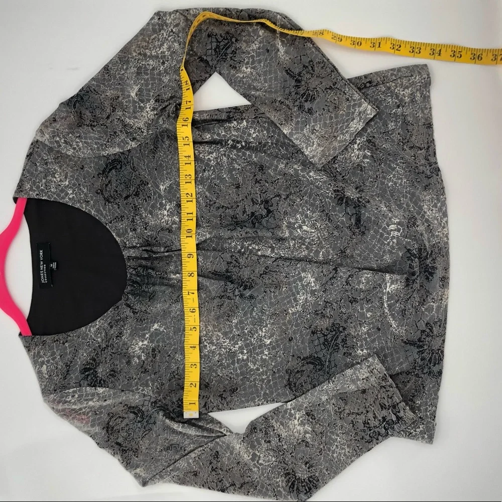 Jones New York Collection Womens Blouse size M - Picture 6 of 9